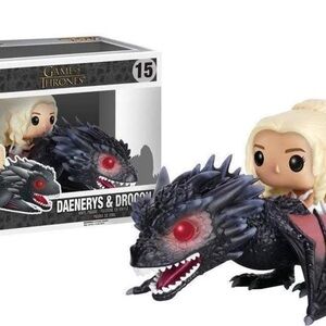 Funko Pop Daenerys & Drogon Vinyl Figure. Nib. Never opened